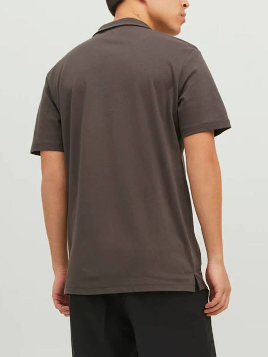 Jack & Jones Ανδρικό T-shirt Polo Dark Grey