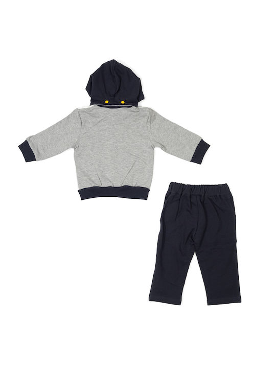 Set with cardigan and sweatshirt ellepi CO4877-G Boy