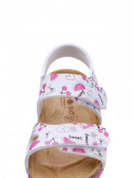 Kids sandals Zanita Fantasia Bio Bio - White SKIN