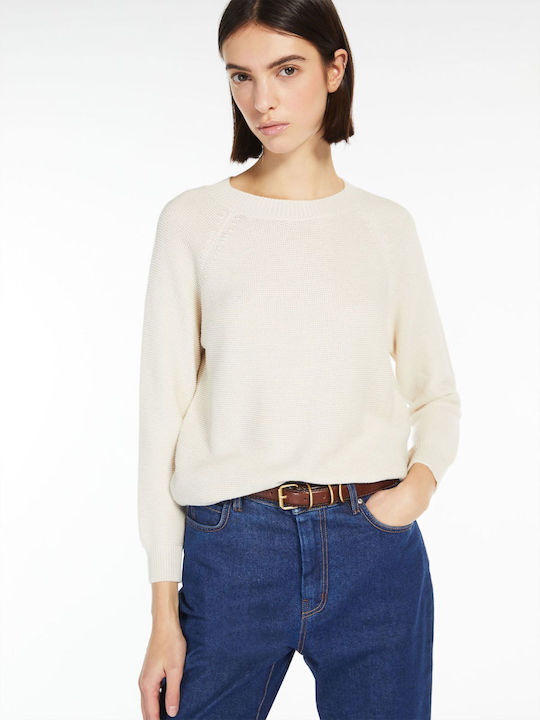 WEEKEND MAX MARA LINZ COTTON-YARN KNIT IVORY