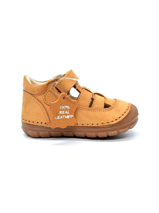 Bibelot children's leather shoes for boys Camel 3401-03