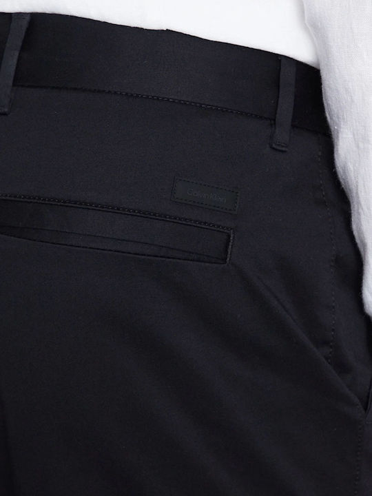 Trousers Suit Elastic in Slim Fit Black