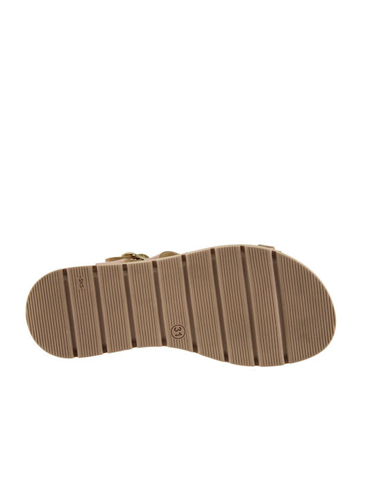 Milanos Children's Sandals Leather 134 Copper