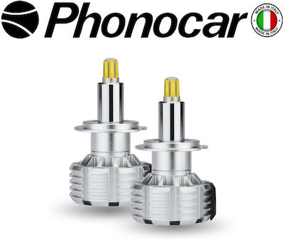 Phonocar Λάμπες Αυτοκινήτου H7 LED 6000K Ψυχρό Λευκό 12V 2τμχ
