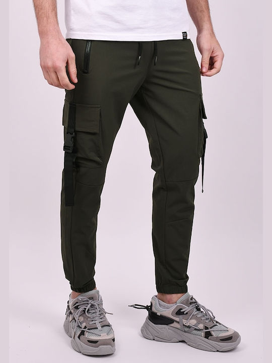 Pantaloni cargo pentru bărbați Khaki