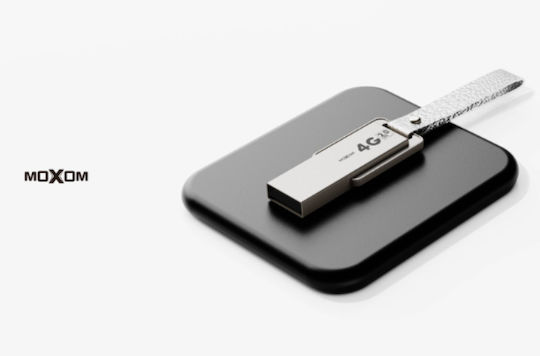 Moxom MX-FD01 4GB USB 2.0 Stick Silver