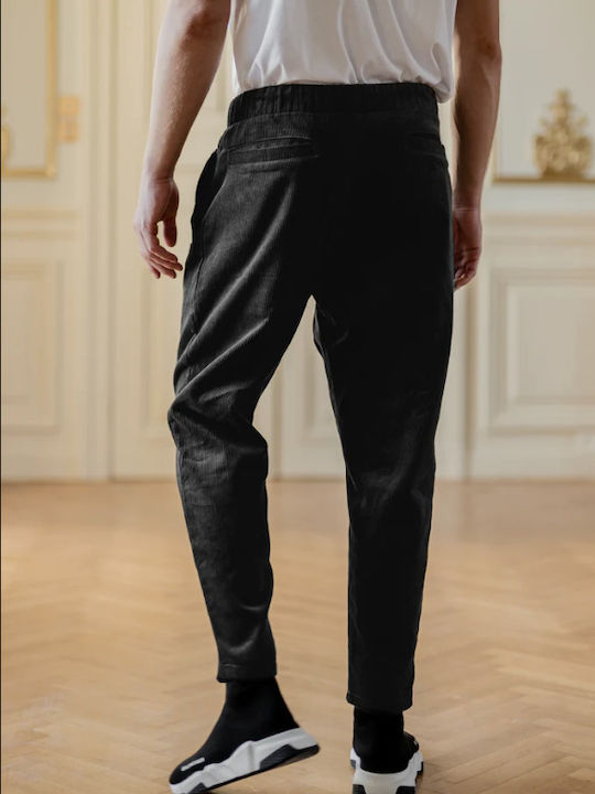 Kiub P300 Herren Chino Hose Cord Kotle Hose schwarz (Schwarz)