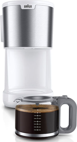 Braun KF 1500 Καφετιέρα Φίλτρου 1000W White