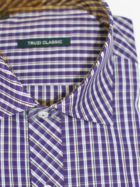 MEN'S SHIRT PURPLE TRUZI 011-3049