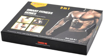Smart Fitness Series EMS Dispozitiv Portabil de Gimnastică Pasivă pentru Abdomen și Corp 5 în 1