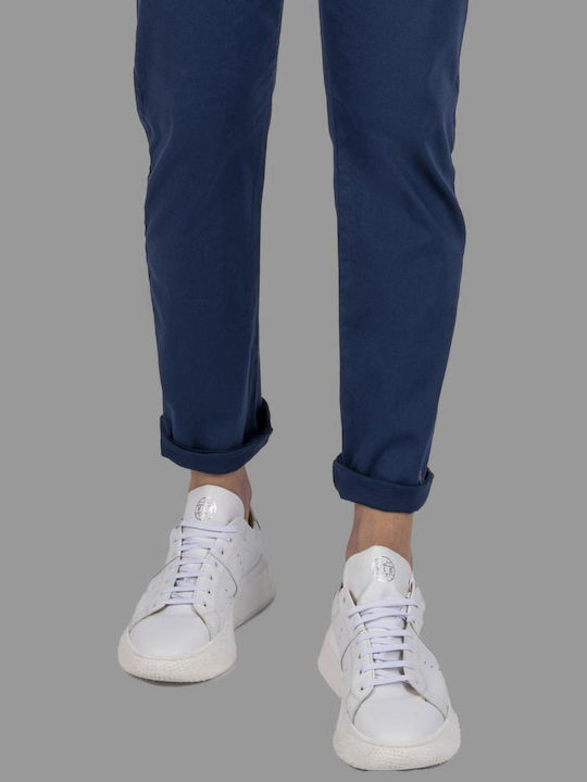 D-Zine Men's Cotton Trousers T-2368 Blue