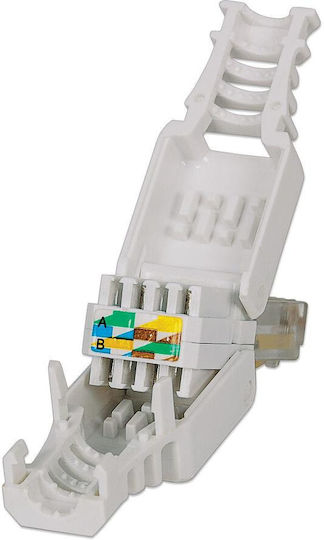 Intellinet Βύσμα RJ-45 male Cat5e Λευκό 790482