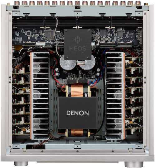 Denon AVC-A1H Ενισχυτής Home Cinema 4K/8K 15.4 Καναλιών 150W/8Ω 190W/6Ω με HDR και Dolby Atmos Ασημί