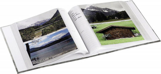 HAMA Album Rustico 2168 Potrivit Pentru Fotografii 10x15 cm Gri 22,5x22,5 cm