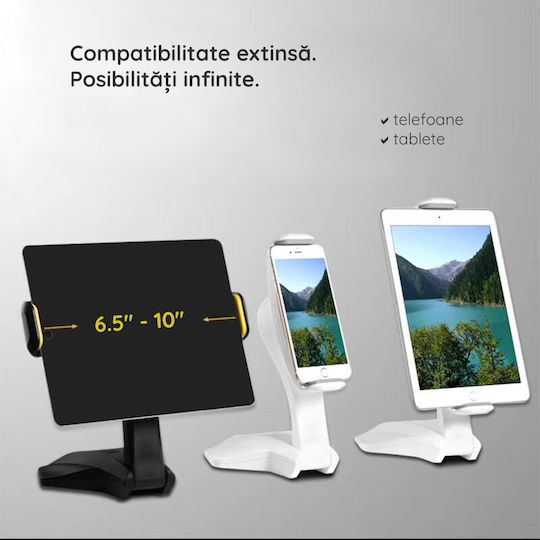 Yesido C21 Βάση Tablet Γραφείου έως 10" σε Μαύρο χρώμα