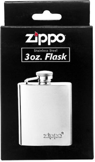 Zippo Φλασκί Ανοξείδωτο Ασημί 90ml