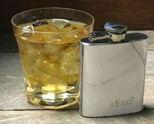 Zippo Φλασκί Ανοξείδωτο Ασημί 90ml