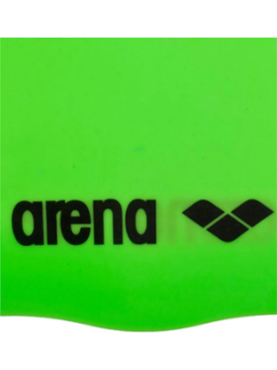 Arena Silicone Adults Swimming Cap Green