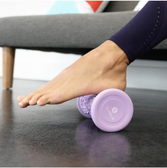 Sveltus Foot Massage Roller Rola de masaj pentru picioare Violet 17cm