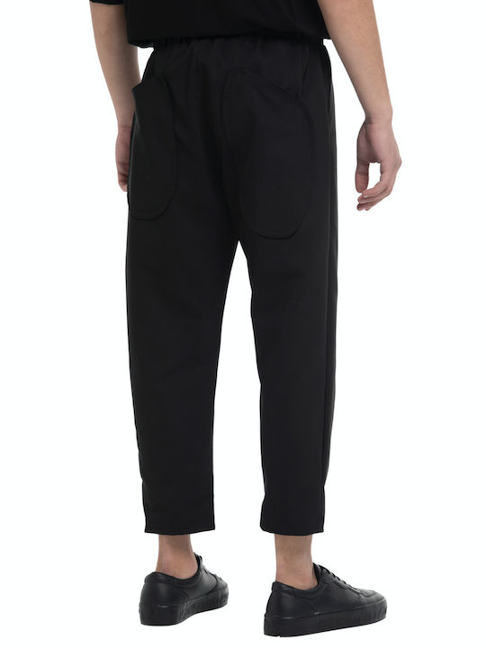 NÉ EN AOÛT The Traveler Pants With "ROCKS" Pockets In Black | Pants in Black