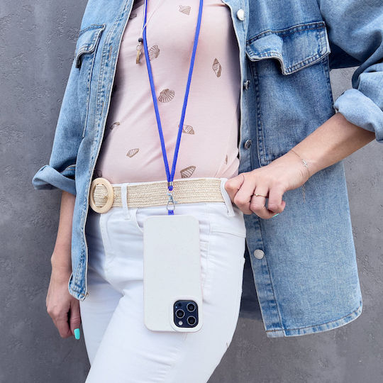 Hurtel Stylish Λουράκι Λαιμού για Κινητά Μαύρο/Κόκκινο