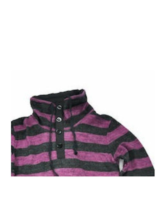 MEN'S SHIRT STRIPED BLACK/FUCHSIA