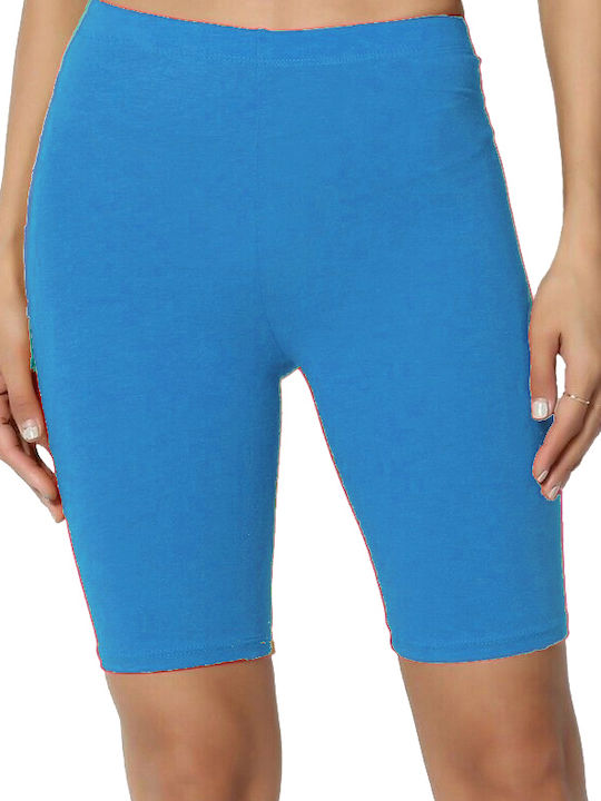 Cycling leggings opaque cotton wool Greek-TIRKUAZ