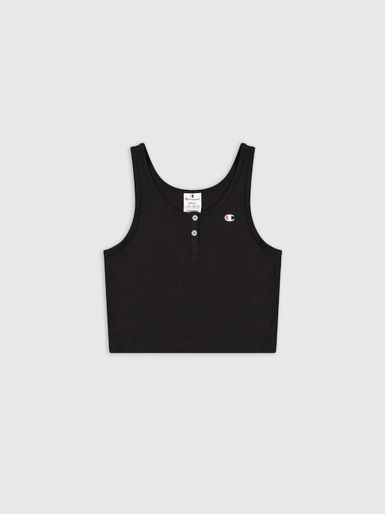 Champion Women's Summer Crop Top Sleeveless Black