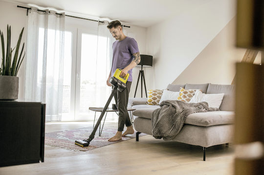 Karcher VC 4s Cordless Sea Rechargeable 2 in 1 Stick & Handheld Vacuum 18V Yellow