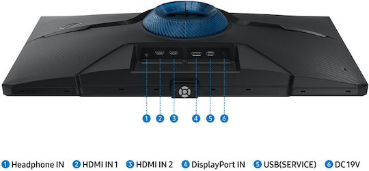 Samsung Odyssey G4 IPS Gaming Monitor 27" FHD 1920x1080 240Hz with Response Time 1ms GTG