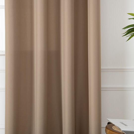 Beauty Home Vorhang mit Grommet Effekt 8443 Beige 140x270cm
