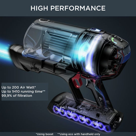 Rowenta X-Force Flex 14.60 Reîncărcabilă Aspirator 2 în 1 Stick & De Mână 32.4V Neagră