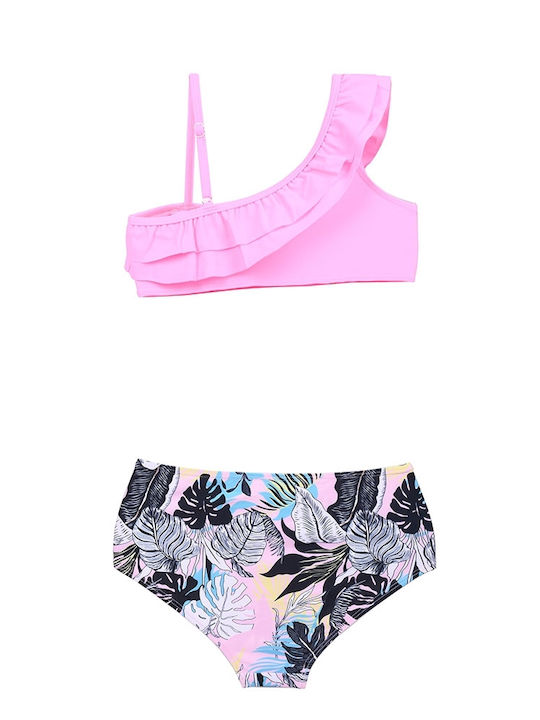 Costum de baie pentru copii Set de bikini Floral Pink