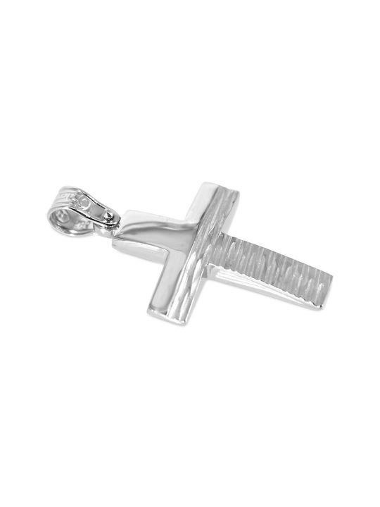 VITOPOULOS Cross White Gold K14