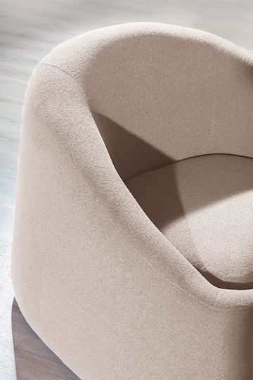 Puffy Фотьойл Крем 95x93x79см