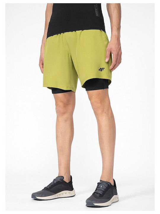 4F Men's Athletic Shorts Lime