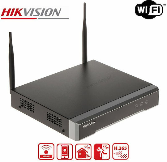 Hikvision Записващо устройство NVR WiFi 8 Канала с Резолюция Full HD DS-7108NI-K1/W/M(C)