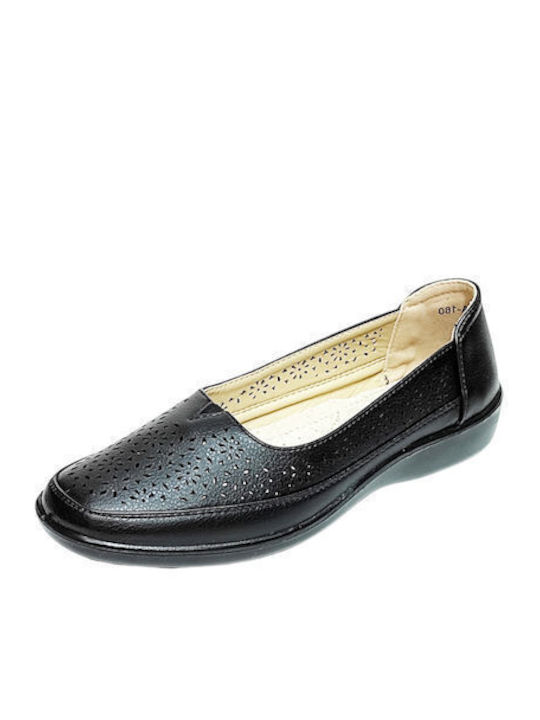 WOMEN'S MOCASINE ANTRIN BLACK 28.FREDA-165 - Schwarz