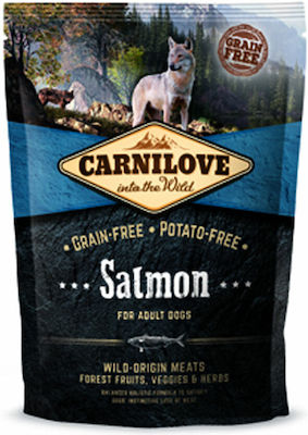 Carnilove Salmon Adult 1.5kg Ξηρά Τροφή χωρίς Σιτηρά για Ενήλικους Σκύλους με Σολομό