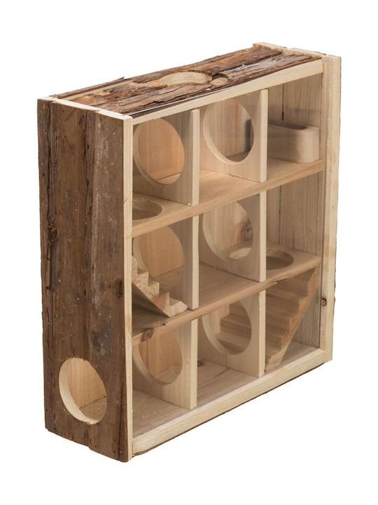 Trixie Παιχνίδι Ξύλινος Πύργος για Χάμστερ 30x30x10cm Trixie Παιχνίδι Ξύλινος Πύργος για Χάμστερ 30x30x10cm