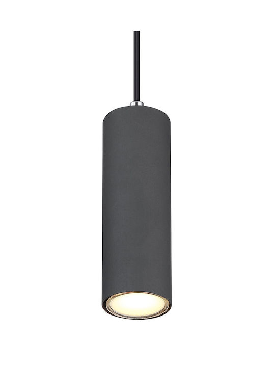 Globo Lighting Robby Pendant Light Suspension for Socket GU10 Gray