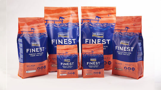 Fish4Dogs Finest Salmon Adult Small Kibble 1.5kg Dry Food Grain-Free & Gluten-Free for Adult Dogs with Potatoes and Salmon