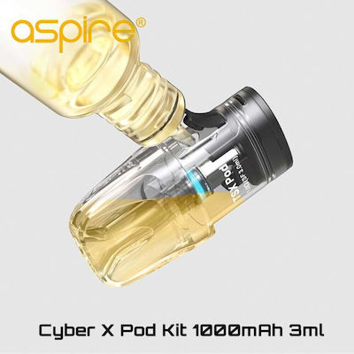 Aspire Cyber X Frost Blue Pod Mod 2ml με Ενσωματωμένη Μπαταρία