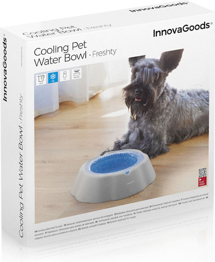 InnovaGoods Freshty Bowl made of Propylene Water for Dog & Cat with Base 450ml 24cm in White Color