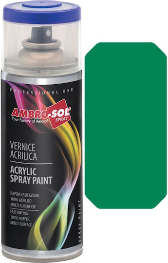 Ambro-Sol Σπρέι Βαφής V400 Ακρυλικό Traffic Green RAL 6024 400ml