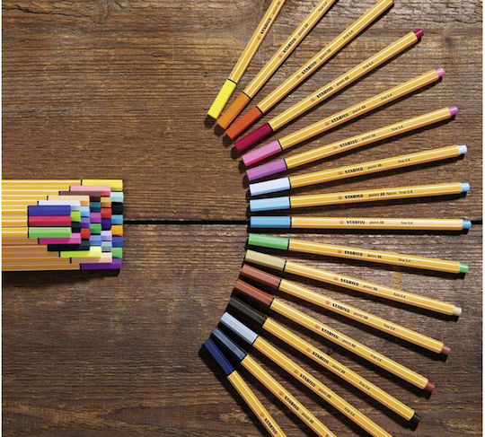Stabilo Creativity Set Arty Маркери за Рисуване 1мм Многоцветен 24бр