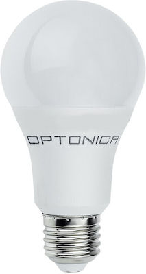 Optonica LED Lampen für Fassung E27 und Form A60 Warmes Weiß 806lm 1Stück