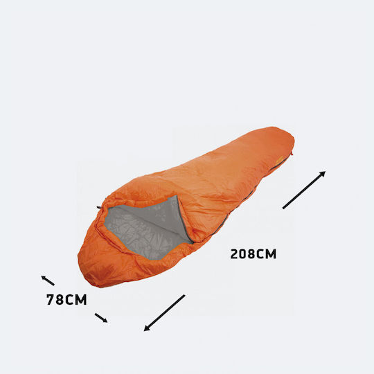 JR Gear Sac de dormit Single 2 Sezoane Prism Synthetic Portocaliu