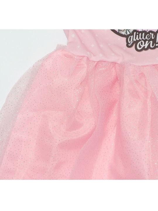 MGA Entertainment Rochie pentru Copii Din Tulle Mâneci scurte Roz