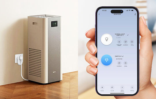 Ldnio Smart Μονόπριζο με Διακόπτη